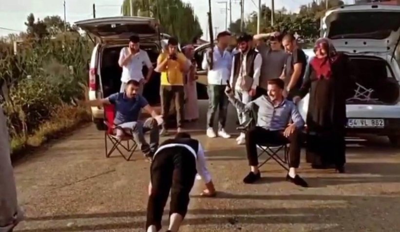 Tepki çeken görüntü, bulun bu magandaları