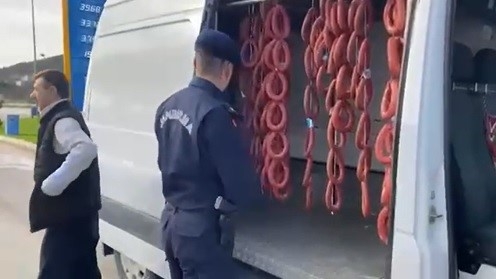 Tepki çekmişti 70 kilo sucuğa el kondu