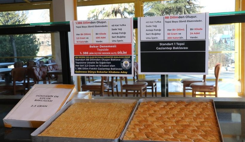 Tepsiye Dünya rekoru sığdırdı