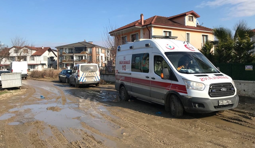 Terasta çalışırken düştü