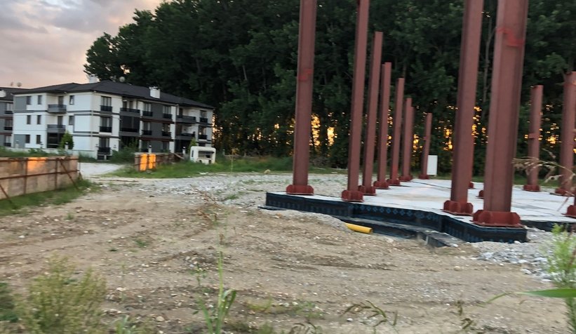 Terminal inşaatı durdu yerinde otlar çıktı