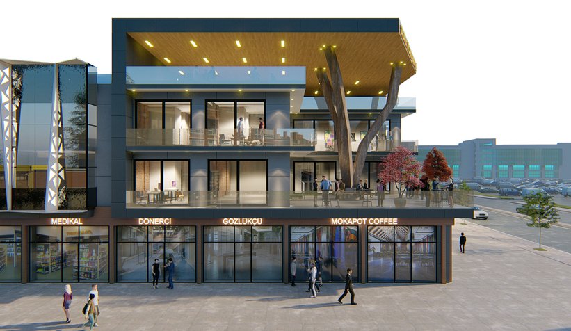 Ticaret Merkezi'nde iş yeri ve ofisler satışa çıkıyor