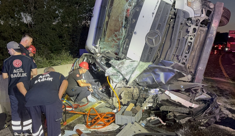 Tır dehşet saçtı: 1 yaralı