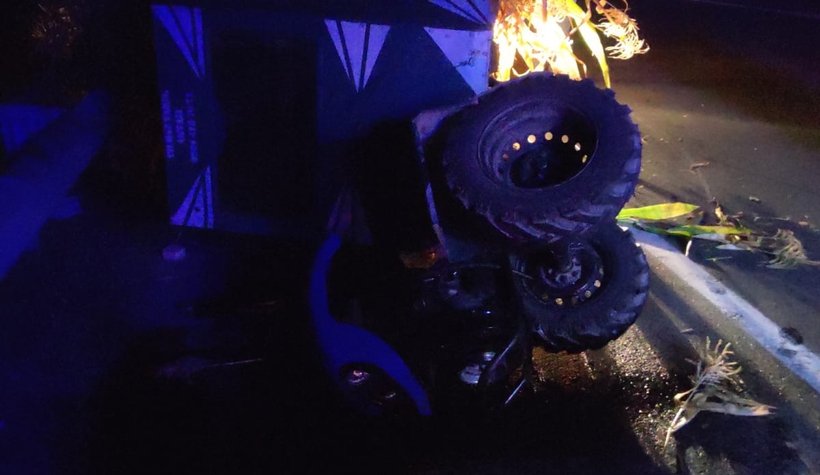 D-140 karayolunda tır, patpata çarptı: 1’i ağır 3 yaralı