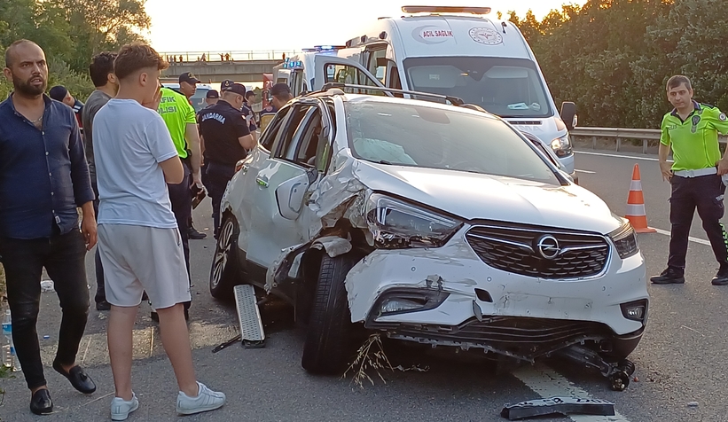 Tırdan düşen piknik tüpü kazaya neden oldu: 1 ölü, 3 yaralı