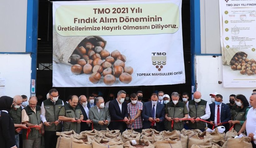 TMO fındık alımına törenle başladı