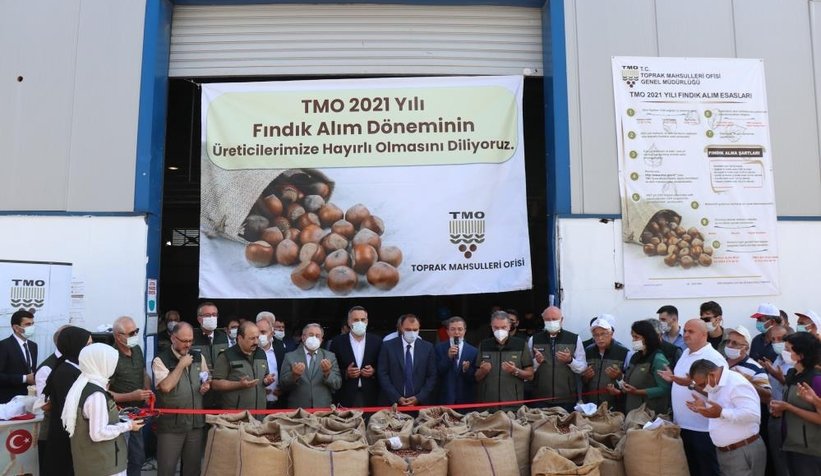 TMO fındık alımına törenle başladı