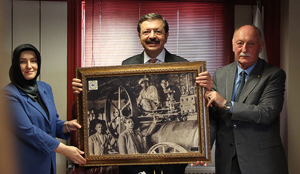  TOBB Başkanı Hisarcıklıoğlu Akyazı'ya geldi