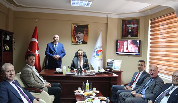  TOBB Başkanı Hisarcıklıoğlu Akyazı'ya geldi