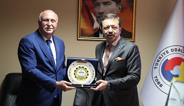  TOBB Başkanı Hisarcıklıoğlu Akyazı'ya geldi