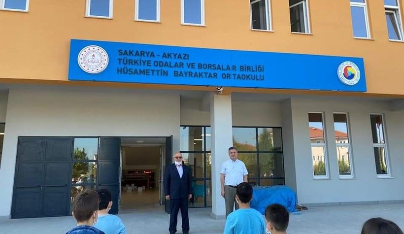 TOBB Hüsamettin Bayraktar Ortaokulu eğitime başladı