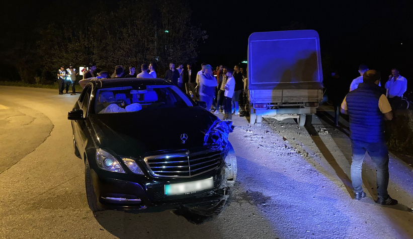 Topağaç mahallesinde kaza 