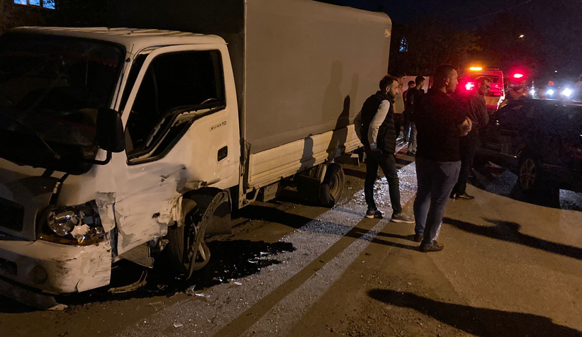 Topağaç mahallesinde kaza 