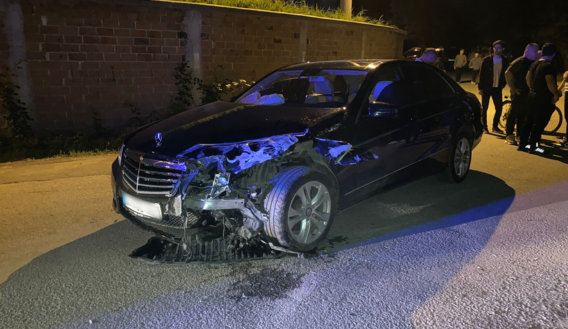 Topağaç mahallesinde kaza 