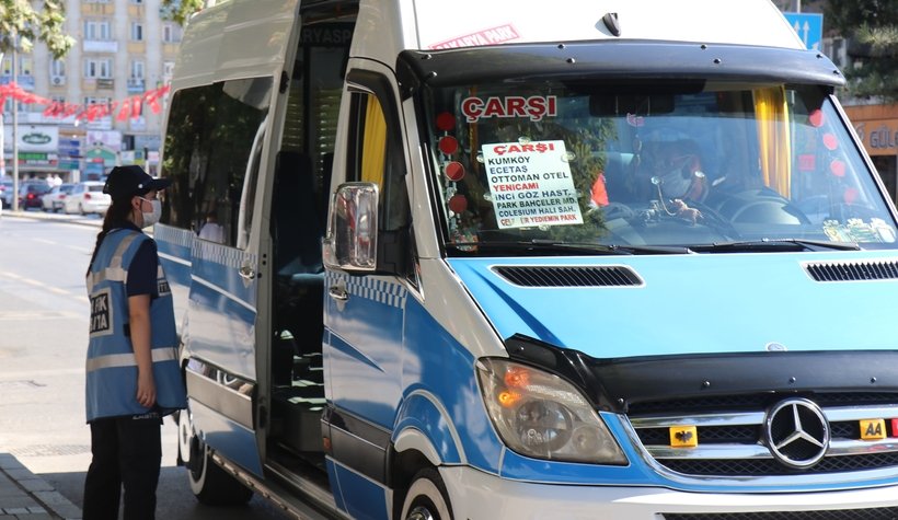 Toplu taşımada korona denetimi