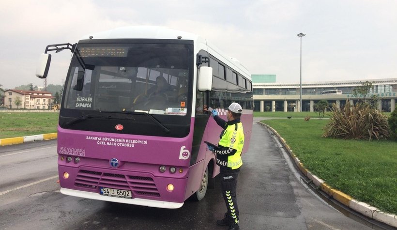 Toplu ulaşıma korona denetimi