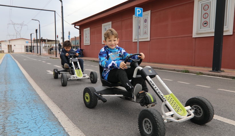 Trafik eğitim parkının kapıları her daim açık