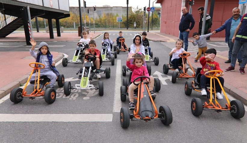 Trafik eğitim parkının kapıları her daim açık