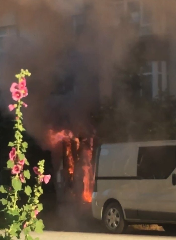 Trafo yangınını silahı çatışma sandılar