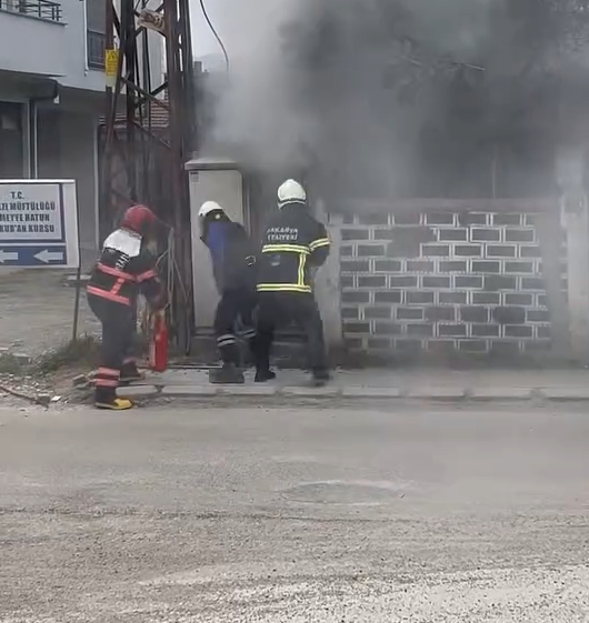 Trafoda yangın çıktı