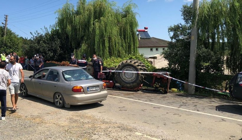 Traktör altında can verdi