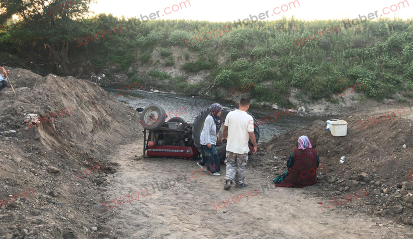 Traktör takla attı: Baba öldü, oğlu yaralı