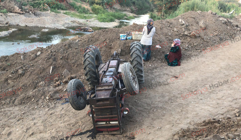 Traktör takla attı: Baba öldü, oğlu yaralı