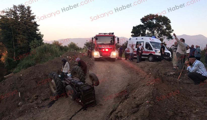 Traktör takla attı: Baba öldü, oğlu yaralı