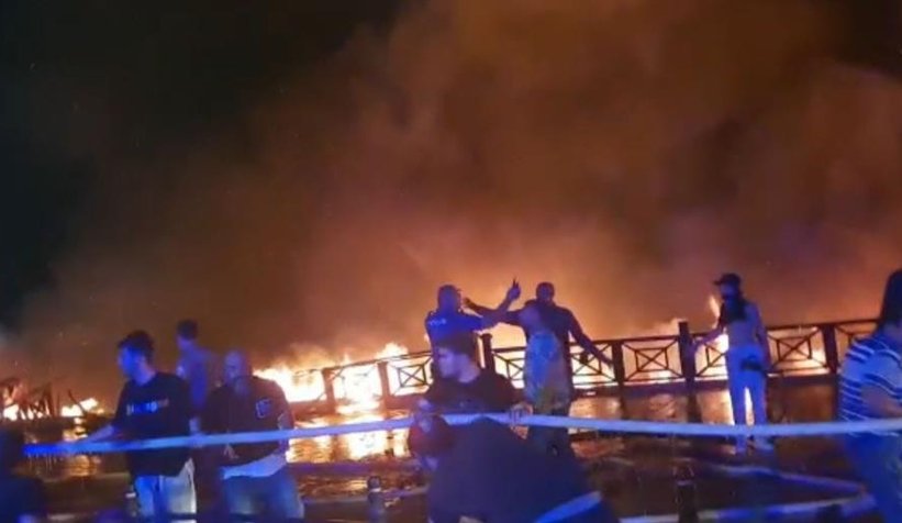 Turizm kentinde büyük yangın