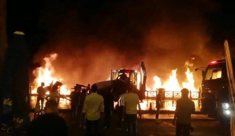 Turizm kentinde büyük yangın