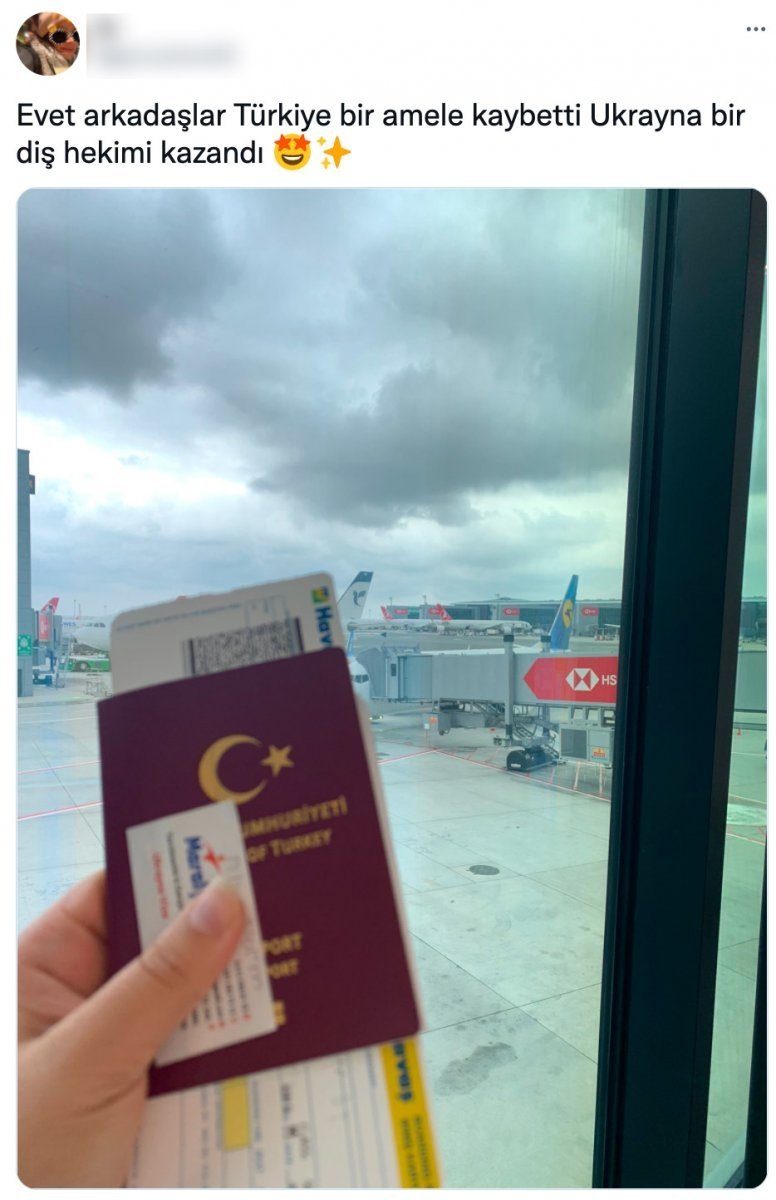 Türkiye'yi terk eden diş hekimi, Ukrayna'dan alınma talebinde bulundu