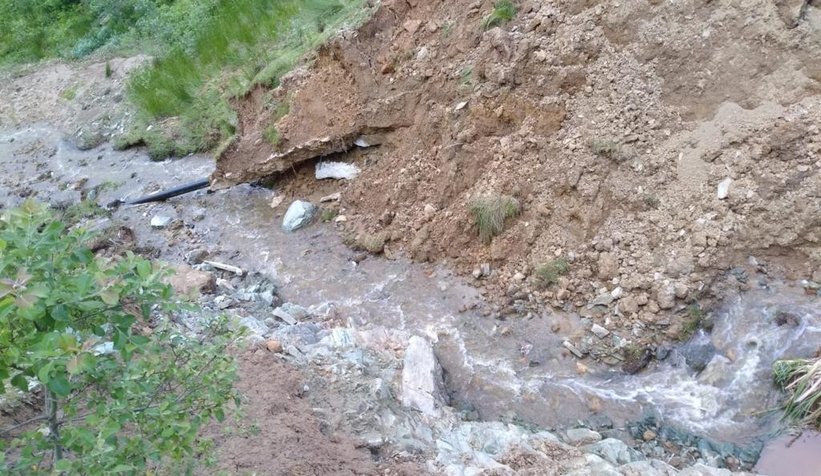 Turnalık Yaylası Göleti bendi her an yıkılabilir