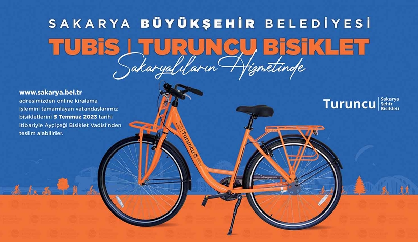 Turuncu bisikletlerde kiralama dönemi başladı