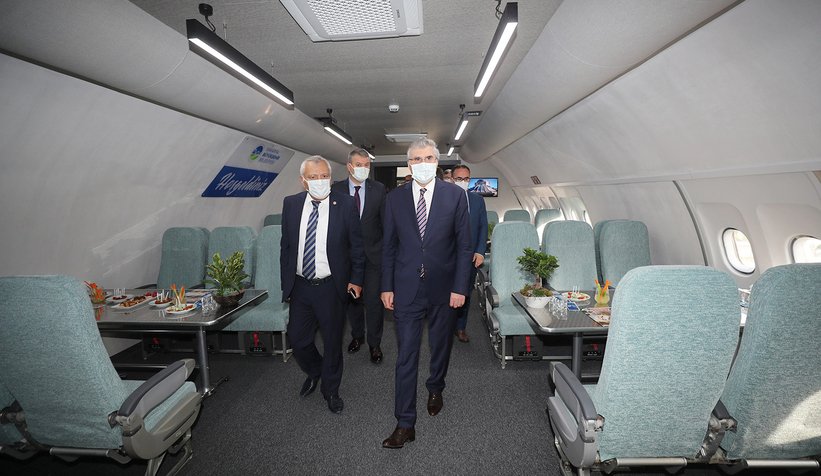 Uçak Kıraathane aydınlatma ile ayrı bir güzelliğe kavuştu