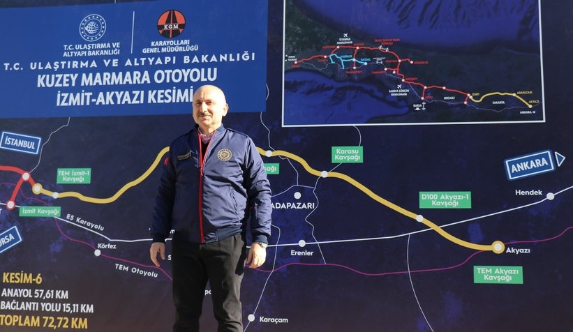 Ulaştırma ve Altyapı Bakanı Akyazı'ya geldi