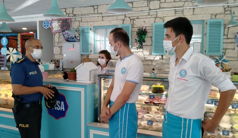 Üniformayı giydi, denetimlere katıldı!