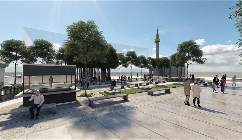 Unkapanı Meydanı en hızlı şekilde tamamlanıyor