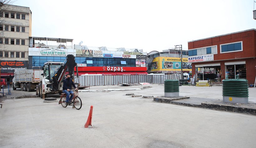 Unkapanı Meydanı en hızlı şekilde tamamlanıyor