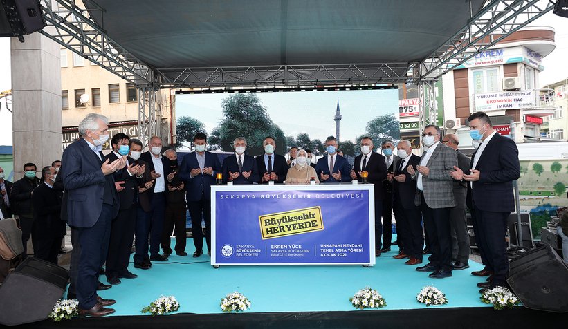 Unkapanı Meydanı projesinin temeli atıldı