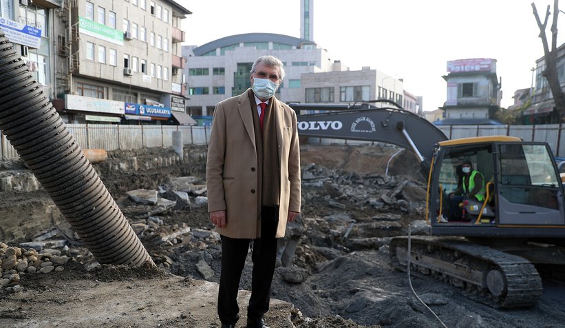 Unkapanı Meydanı’nın temeli atılıyor