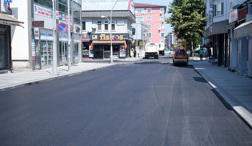 Unkapanı ve Soğanpazarı asfaltlandı