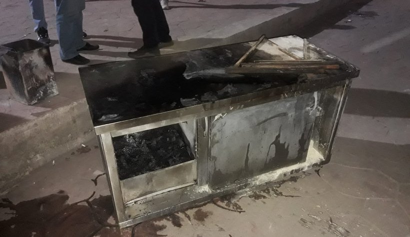 Unutulan mangal aperatifçiyi kül edecekti