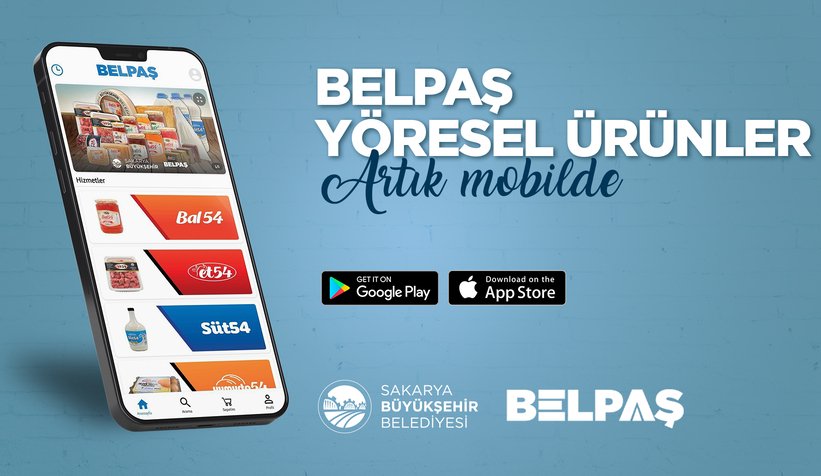 Uygulama yayınlandı Büyükşehirin ürünleri artık bir tık kadar yakın