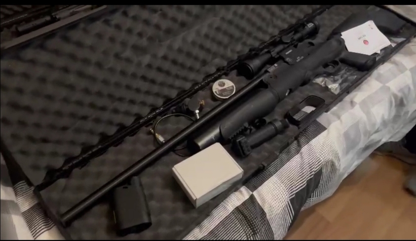 Uzun namlulu silahlarla yakalandılar