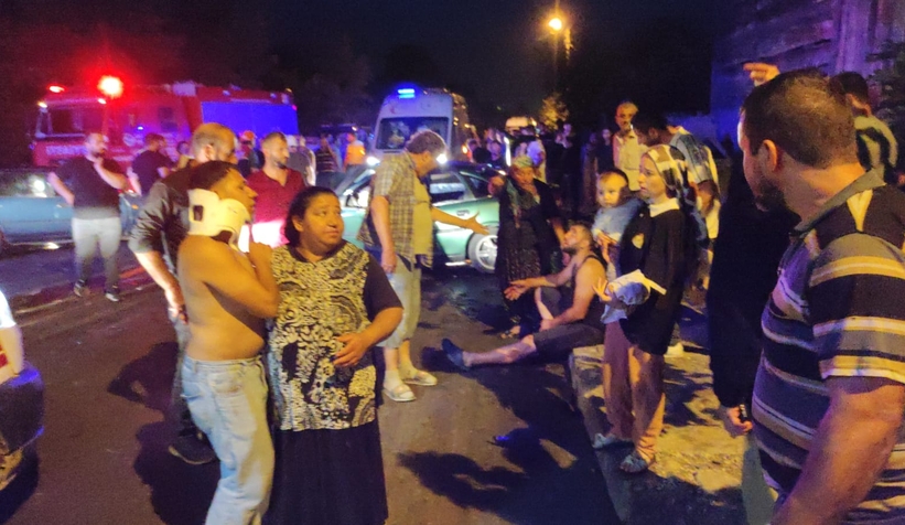 Vakıf'ta feci kaza 7 yaralı