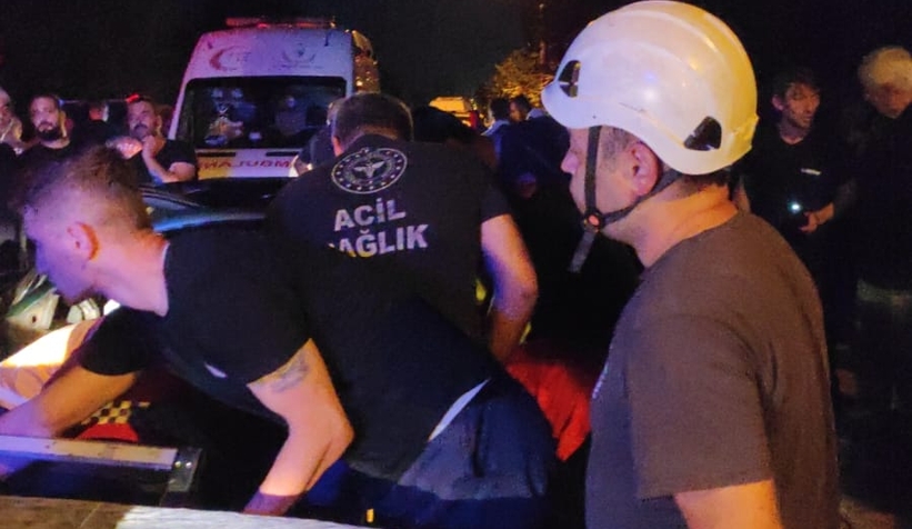 Vakıf'ta feci kaza 7 yaralı