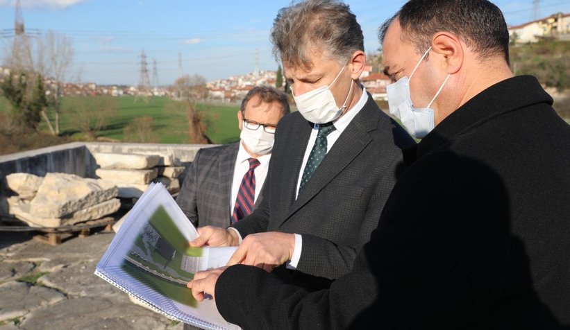 Vali Kaldırım, Justinianus Köprüsü'nde inceleme yaptı