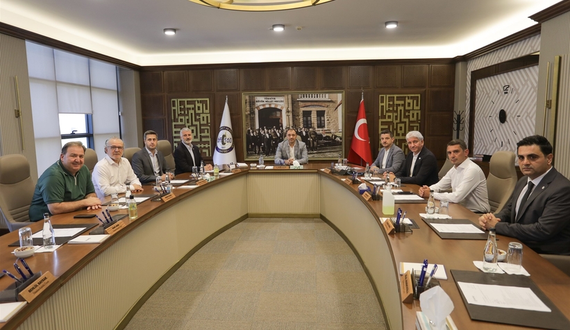 Vali Kaldırım SATSO'ya veda ziyaretinde bulundu