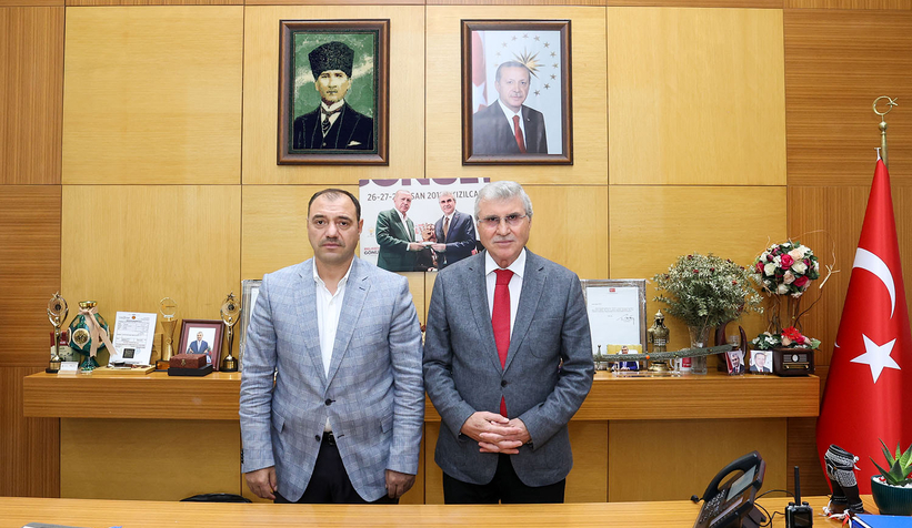 Vali Kaldırım’dan Yüce’ye veda ziyareti