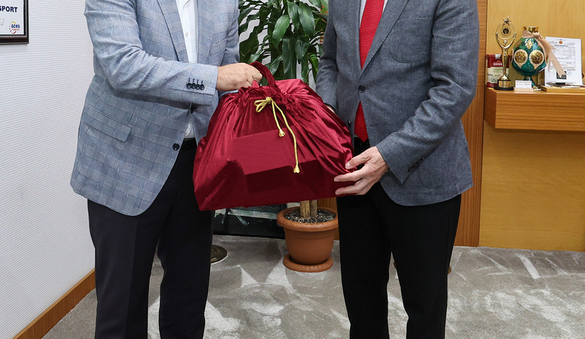 Vali Kaldırım’dan Yüce’ye veda ziyareti